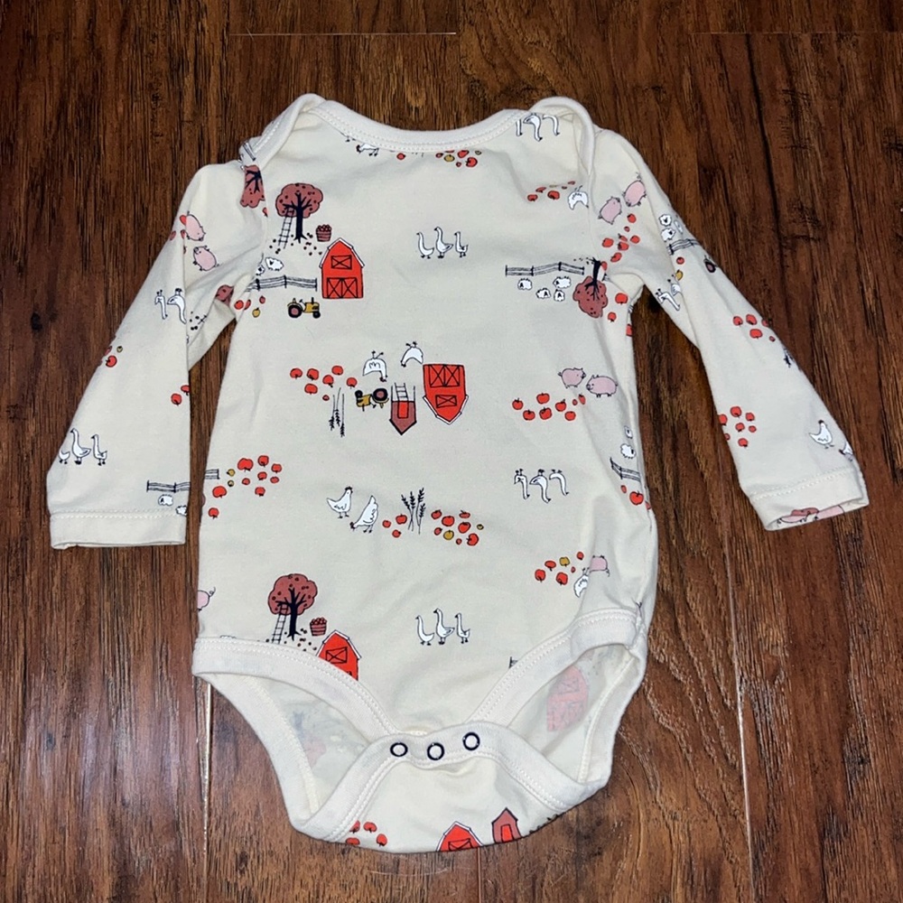 Baby Cat & Jack Farm Onesie
